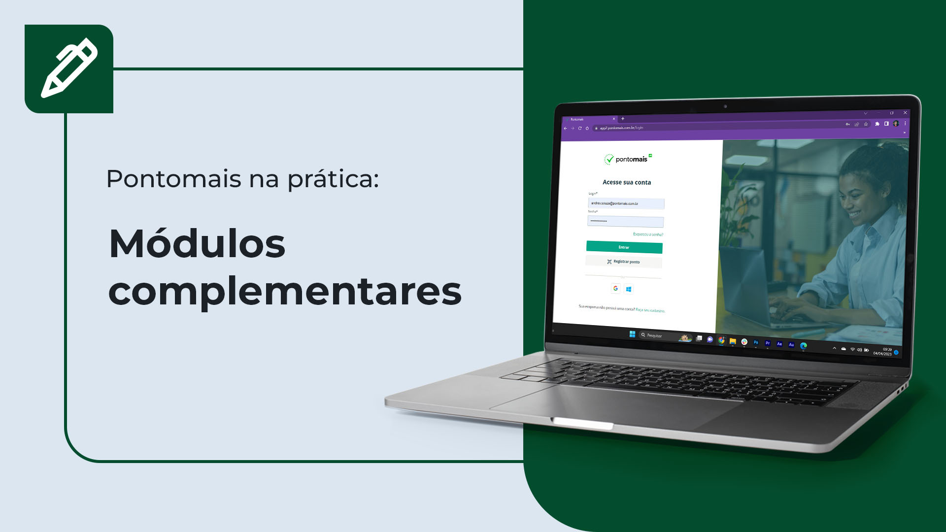 Capacitação dos menus complementares