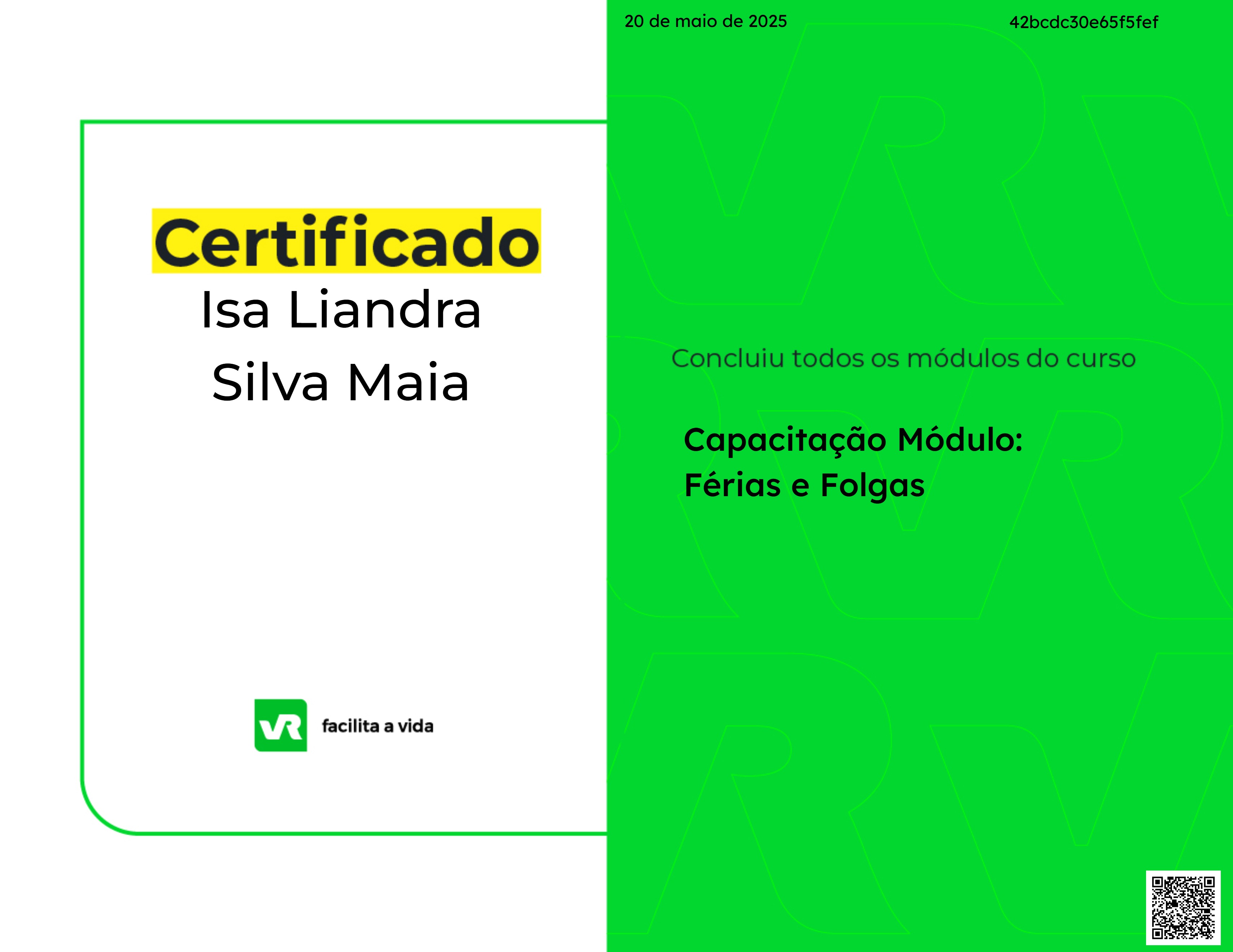 Capacitação Módulo: Férias e Folgas
