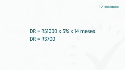 Imagem de uma pessoa segurando uma calculadora e fazendo cálculos